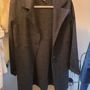 Sigrid Olsen Charcoal Trench Coat